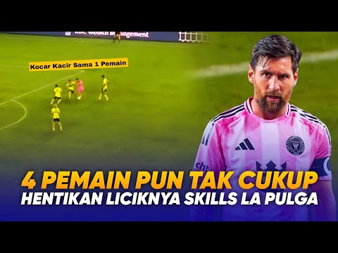 MENARI Dihadapan Bek LAWAN!! Sihir GILA Leo Messi Saat BUAT Bek Nashville Saling Tubruk