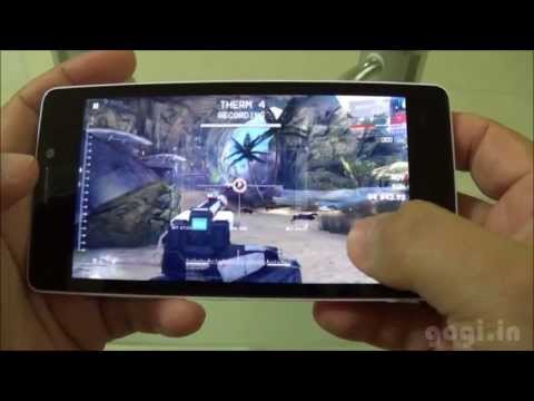 (ENGLISH) Games on Gionee Elife E5, Dead Trigger, Asphalt 7 and MC4