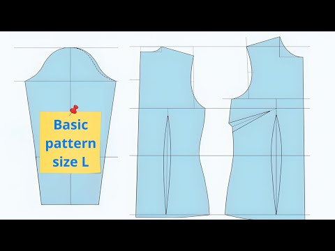 The secret to pattern success: How to draw a basic pattern, size (L) Sewing basics for beginners