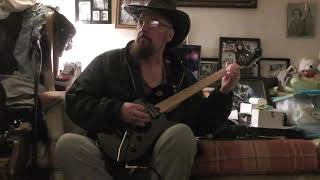 Half-asleep and just playing my Black Wolf, Loud! I was getting a little bit of distortion! And....