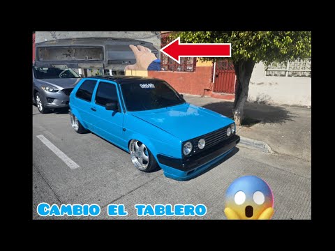 Nuevo  tablero para el golf gti mk2 #autos #elbanano