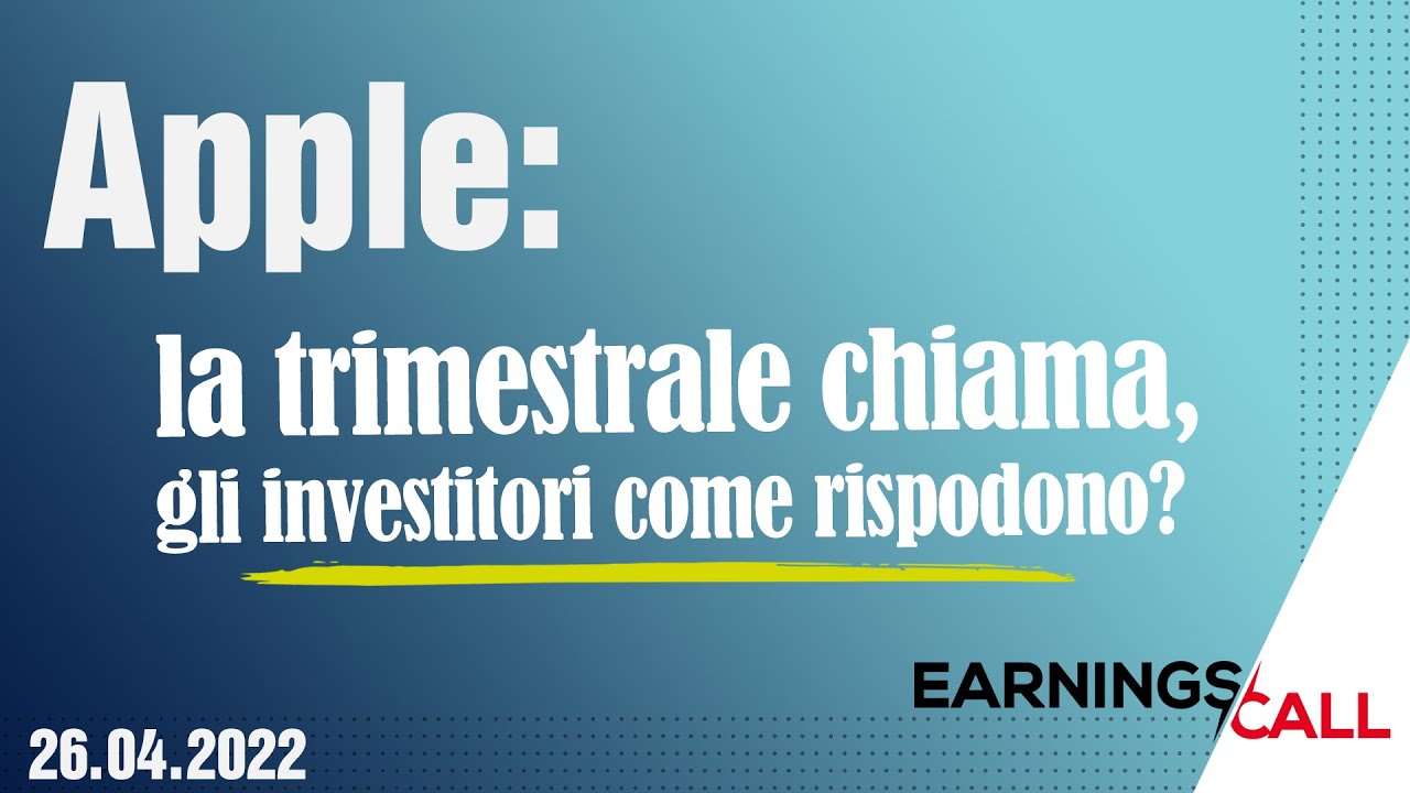 Apple: la trimestrale chiama, gli investitori come rispondono?