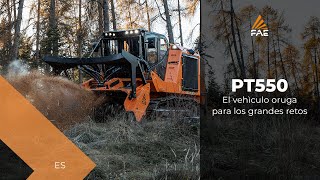 FAE PT550 - El potente e imparable vehículo con orugas para los grandes retos