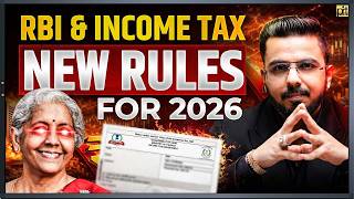 RBI and Income Tax New Rules for 2026 | Saving Account | UPI | ATM Update