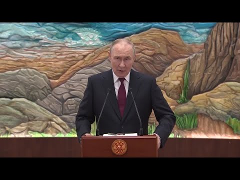 YouTube video thumbnail: Putin Says US-Ukraine Text Could Form Basis for Future Deal