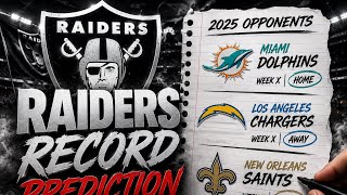 Raiders record prediction 2027 New Team New Coach New Owners ⚫️