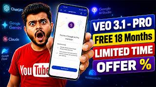 PRO AI – FREE 18 Months 🤩 | How To Use Gemini Veo 3.1 For Free | Make Free AI Videos On Flow