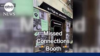 YouTube video thumbnail: NYC Photo Booth Gives Offline Dating a Shot