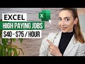 Online Jobs Requiring Excel Skills