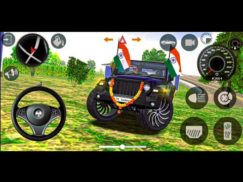 Modified Mahindra Thar😈Games:Indian Black Thar (Gadi Wala Games) Car Game Android Game - #2025