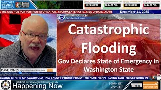 PacNW Catastrophic Flooding, Governor Declares State of Emergency, Arctic Cold Diving into U.S. SISE
