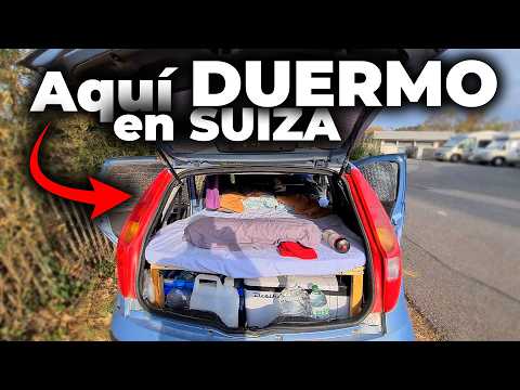 Viajo por 9 PAÍSES durmiendo en un COCHE PEQUEÑO (Incluido SUIZA)