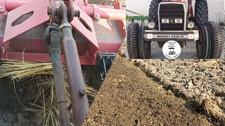 ਪਰਾਲੀ ਦਾ ਹੱਲ Part 2 TAFE 5900 vs 8 feet Rotavator after plough, Straw Solution, Straw Management