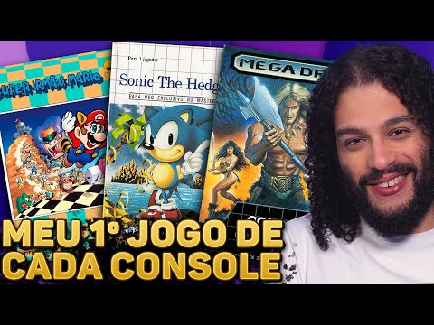 O meu PRIMEIRO JOGO de CADA console