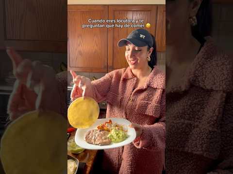 CUANDO UNA LOCUTORA HACE DE COMER…