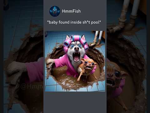 Chihuahua Baby Saved From Being FLUSHED DOWN The Toilet #memes #funny #aiart
