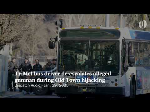 TriMet bus driver de-escalates alleged gunman during Old Town hijacking