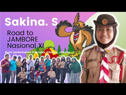 Sakina, si cantik berprestasi perwakilan Kwarcab. 