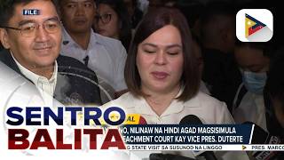 Paglilitis ng impeachment court kay VP Duterte, posibleng magsimula sa Hunyo ayon kay Sen. Pres...