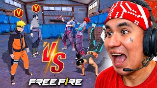 TROLLEAMOS con la SKIN de NARUTO Y SASUKE en LOBO SOLITARIO🤣  FREE FIRE!!!