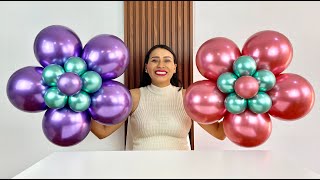 Como hacer Flores con Globos - TÉCNICA FACIL Y SENCILLA - 🌸 Balloon Flower 🌸