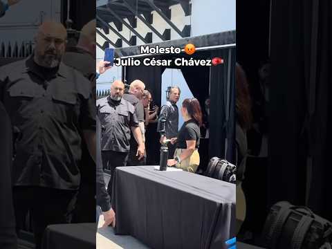 Se molesta Julio César Chávez por un autógrafo😡🥊