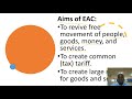 East African Community Objectives and History