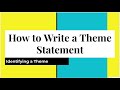 Understanding Theme Statements in Literature