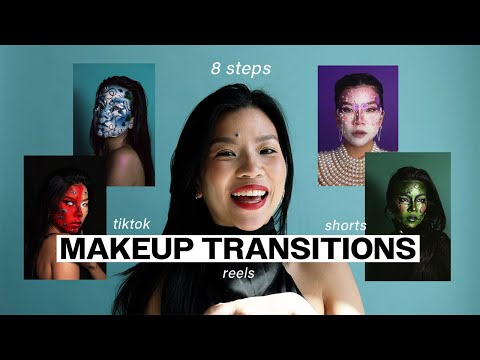 CREATE A MAKEUP TRANSITION IN 8 STEPS | Transition Tutorial Instagram Reels, TikToks, Shorts