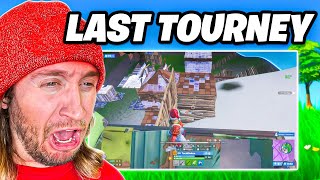 I Hosted my FINAL Tournament in Fortnite... (SAD)