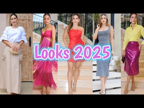 🟢LOOKS  MODA 2025 LAS MEJORES COMBINACIONES DE MODA ESTILOS FRESCOS Y ELEGANTES NUEVOS DISEÑOS 2025🥂