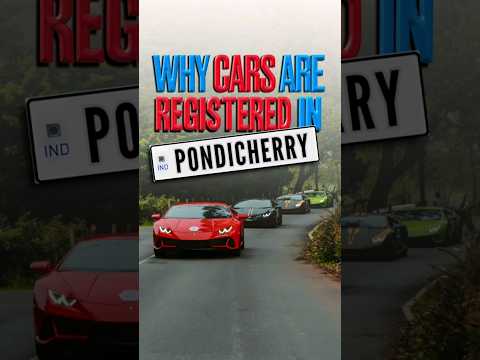 Why Supercars Are Registered In Pondi? ๐ค #short #shorts #shortvideo #shortsvideo #shortsfeed #viral