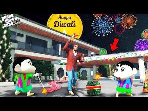 GTA 5 : Shinchan, Pinchan & Franklin Celebrate Diwali in GTA 5 Tamil !