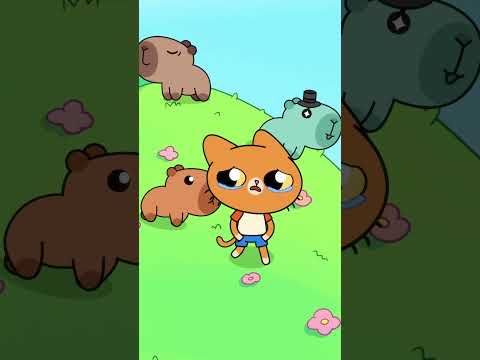 ¡A Simba SE LE PROHIBIÓ tener un CAPIBARA! ❤️ #simbochka #simba #gatos #animación