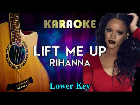 Rihanna – Lift Me Up (Acoustic Guitar Karaoke Lower Key)