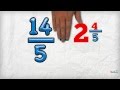Converting Improper Fractions to Mixed Numbers