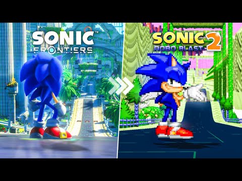 A Recreation of Sonic Frontiers in Sonic Robo Blast 2