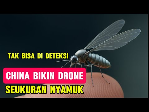 Drone Sekecil Nyamuk dari China! Teknologi Mata-Mata Masa Depan?