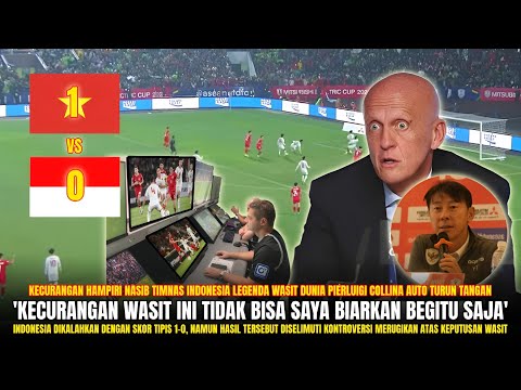 🔴VIETNAM BERDUKA!!! Legenda Wasit Dunia Pierluigi Collina LONTARKAN Begini Usai Laga Vietnam Vs Indo