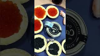 MAKANAN ORANG KAYA! INI ATURAN MAKAN KAVIAR YANG BENAR! #shorts