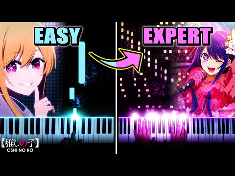 Oshi no Ko OP - Idol | EASY to EXPERT