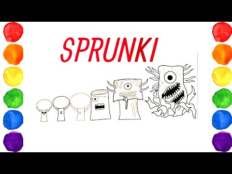 How to color Mr.Tree from Sprunki ๐ Happy Coloring ๐