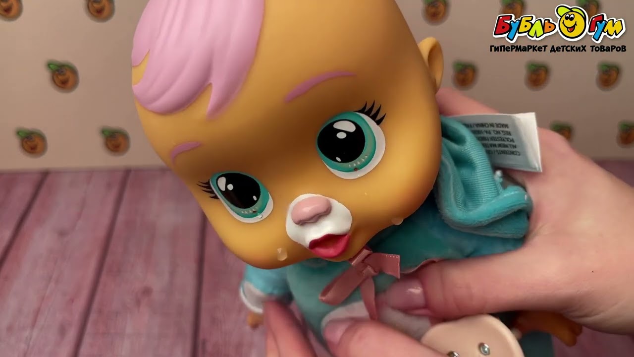 Кукла Сry babies Брукс малышка-зайка плачущая - видео
