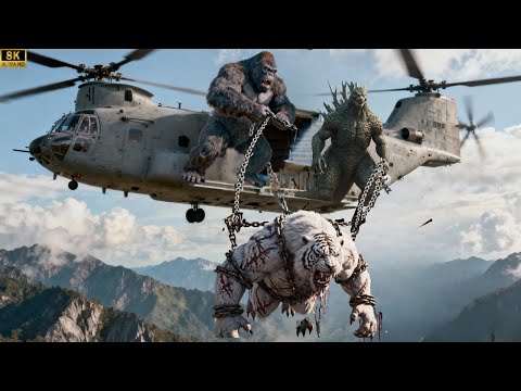 King Kong and Godzilla vs. Tiger Man: Theconflict Begins On a Cargo Helicopter
