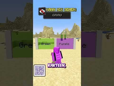 Minecraft, Aber Ich Darf Nicht Auf Die Farbe Schauen, Die Ich Wähle! 👀 ⛏️ #shorts