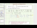 Eigenvalues and Eigenvectors Concepts