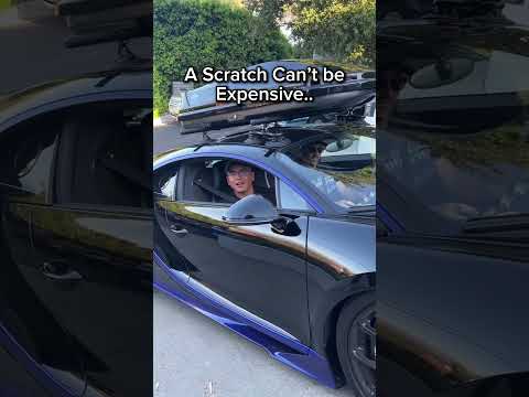 Scratch can’t be expensive..#car #cartok #automobile #carspot #hypercar #sportscar #money #bugatti