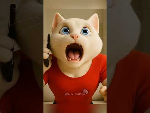 Papa comes back after putting Munna | #cat #catsoftiktok #shortsfeed #trendingshorts #virralshorts
