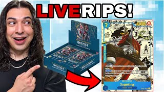 LIVE 🔴 $500 OP-03 Booster Box OPENING – Rip & Ship