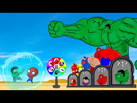 Rescue Baby HULK & SPIDERMAN From HULK, SUPERMAN, IRONMAN : Returning From The Dead SECRET - FUNNY